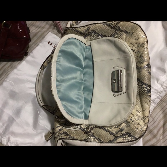 Coach Kristin embossed metallic snake skin - Picture 7 of 8